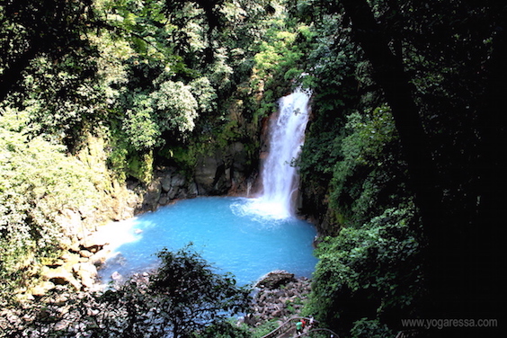 Rio Celeste waterfall